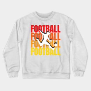 football typographic Crewneck Sweatshirt